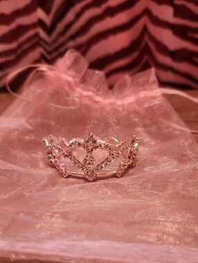 Rhinestone Mini Tiara Photo Prop
